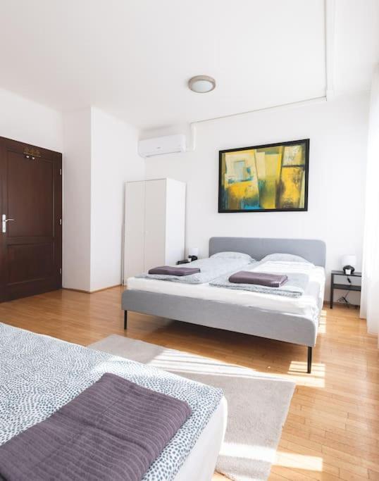 ブダペストBright Downtown Balcony Retreatアパートメント エクステリア 写真